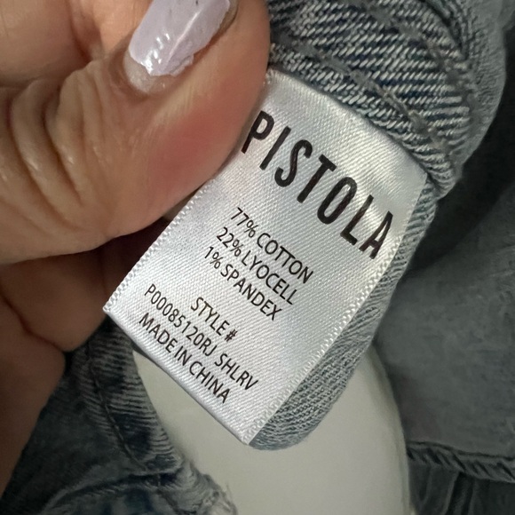 NWT Pistola Liv Long Sleeve Denim Shirt XL - Picture 10 of 15
